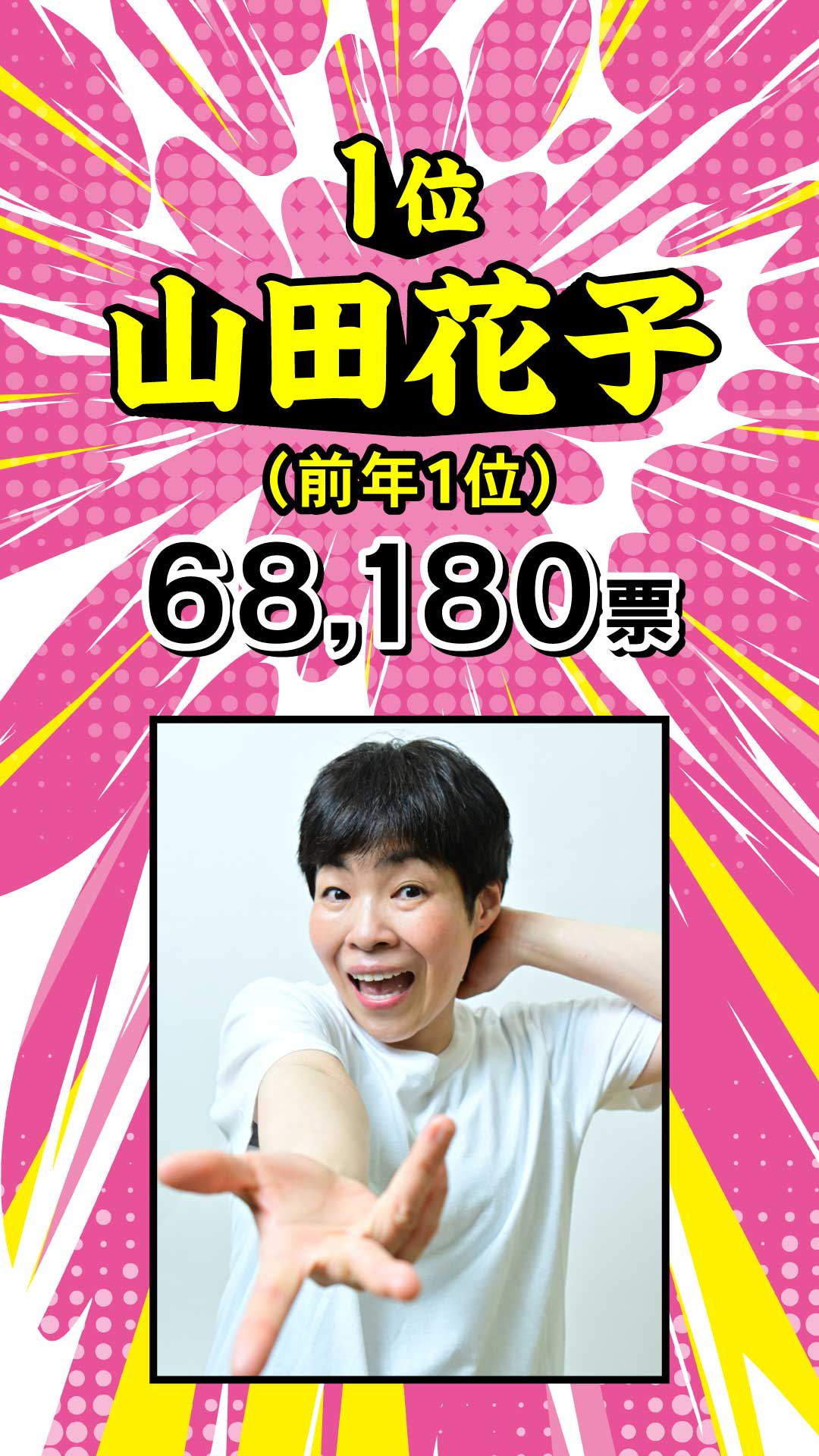 1位 山田花子