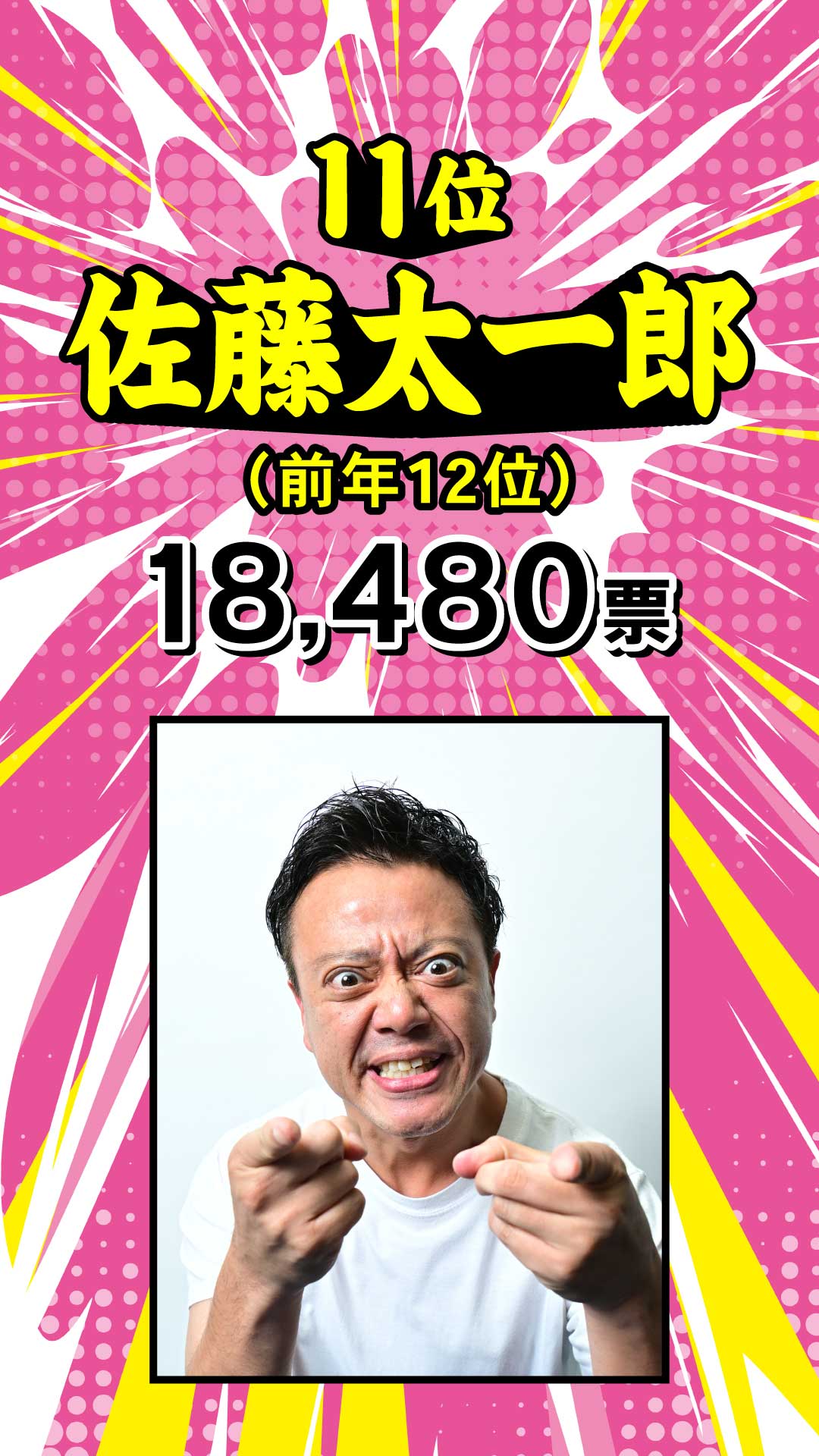 11位 佐藤太一郎