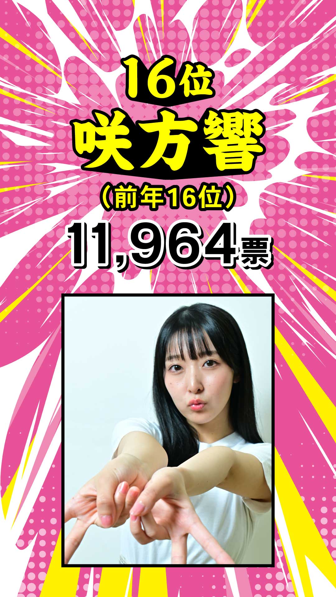 16位 咲方響