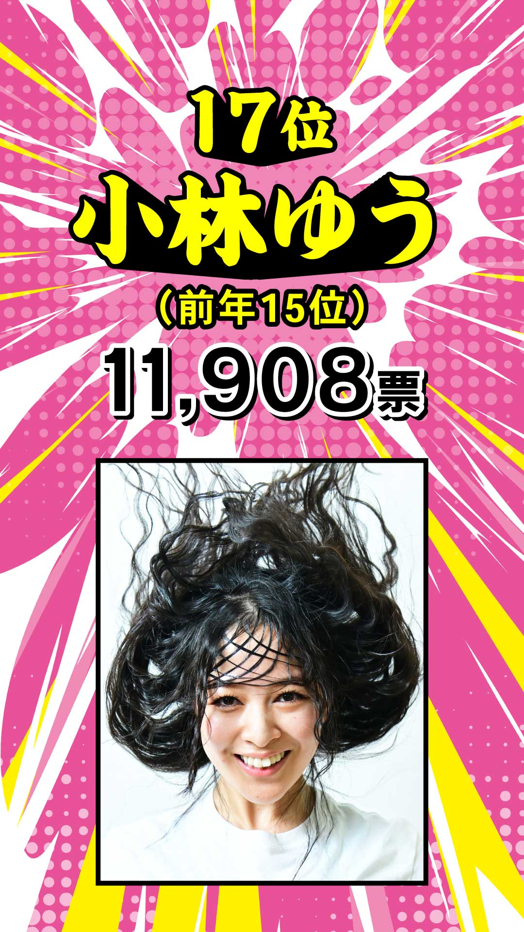 17位 小林ゆう