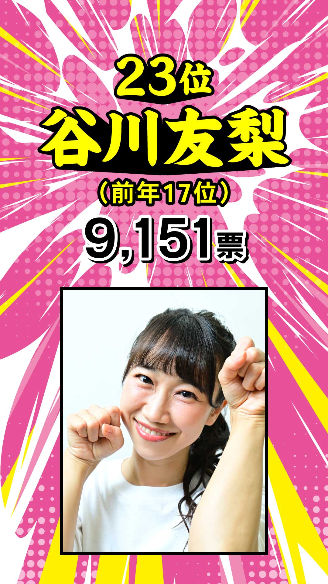 23位 谷川友梨